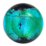 Handmade Constellation Marble, 22mm teal