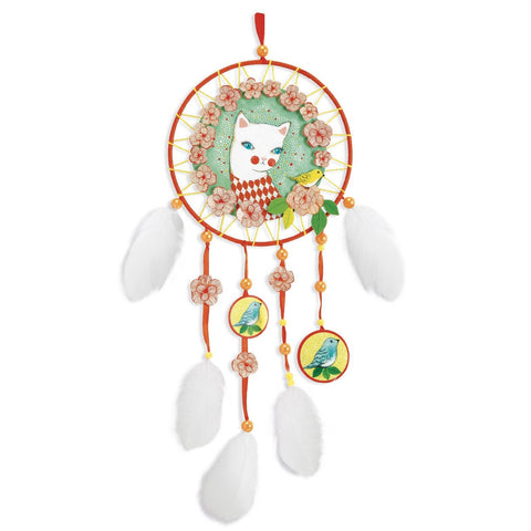DIY Dream Catcher - Arle Cat, finished 