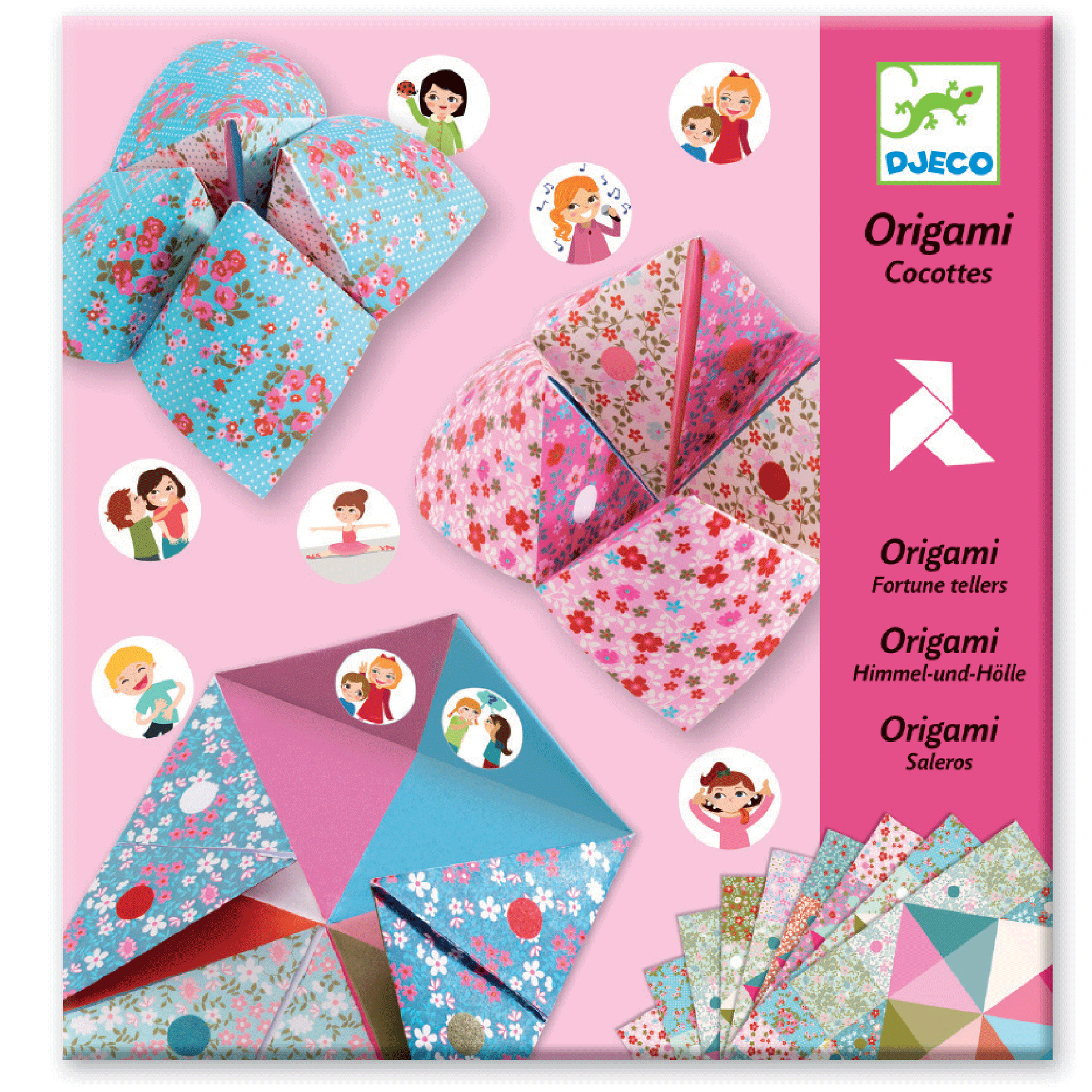Origami Fortune Tellers by Djeco (Flowers)