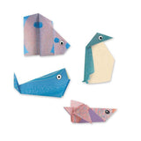 Origami Polar Animals, finished examples