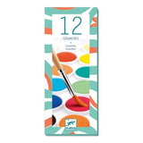 Paint Palette - 12 colours cakes, boxed product 