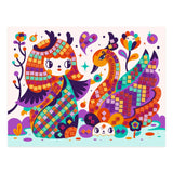 Mosaics - Kokeshi - by Djeco, finished board of swan