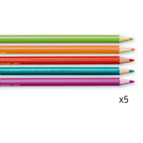 Mithila- Patterns to Rub by Djeco , pencils