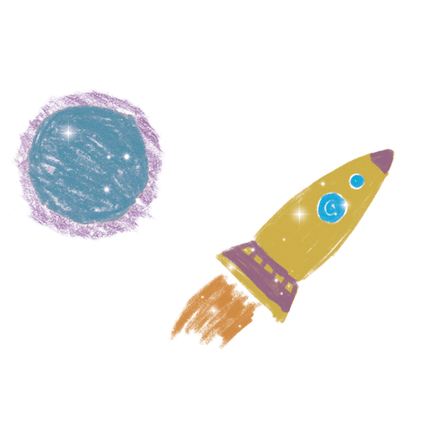 8 Metallic Pencils by Djeco