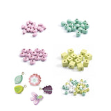 Flowers & foliage, sample beads 