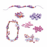 Butterflies Wooden Beads, examples of creations unboxed