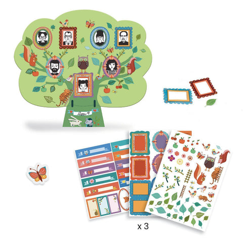 DIY A Family Tree To Create, contents unboxed 