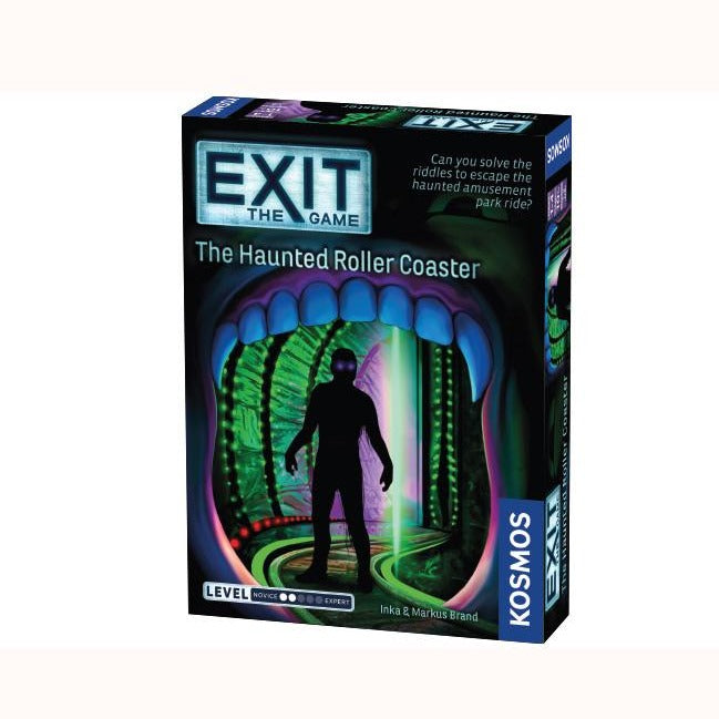 EXIT The Game - The Haunted Roller Coaster, front of box