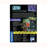 EXIT The Game - The Haunted Roller Coaster, back of box