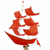 Sailing Ship Kite, white background 