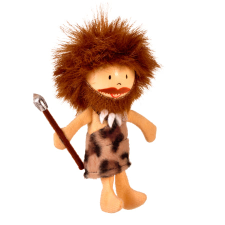 Caveman Finger Puppet, side view 