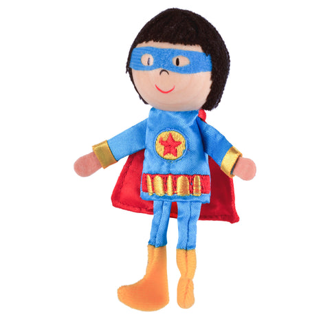 Superhero finger puppet full length