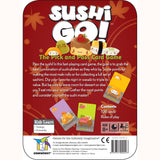 Go Sushi! Back of tin 