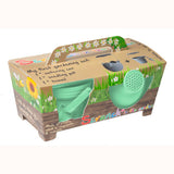Scrunch In The Garden Gift Set - Spearmint green, packaged