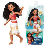 Moana of Oceania Adventure Doll by Hasbro, doll in and out of packaging