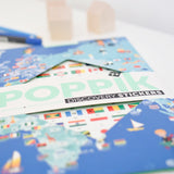 Poppik Poster & Stickers - Flags Of The World, close up of front of pack 