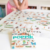 Poppik Poster & Stickers - Insects, pack and poster 