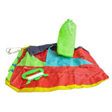 Mini Pocket Kite, green bag unwrapped