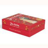 Jane Austen Playing Cards, box lying flat, angled 