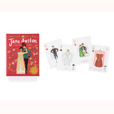 Jane Austen Playing Cards, box next to several cards