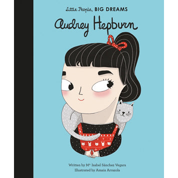 Audrey Hepburn, little people big dreams, front cover