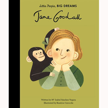 Jane Goodall - Little People, Big Dreams Picture Book, front cover