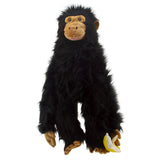 Large Primate Puppet & banana white background