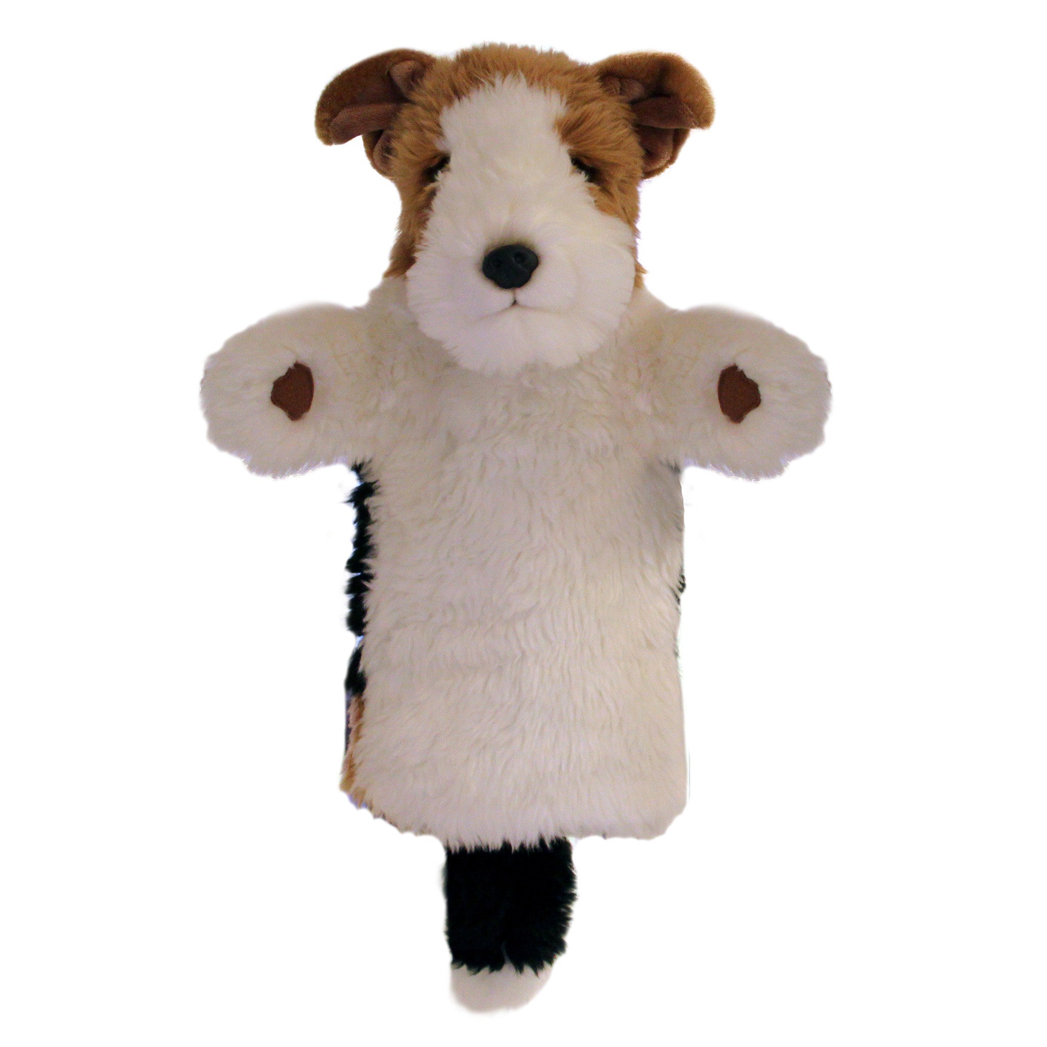Fox Terrier Long-Sleeved Glove Puppet