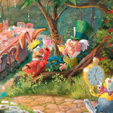 Alice in Wonderland - Thomas Kinkade Jigsaw Puzzle , detail of Mad Hatter 