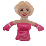 White background Marilyn Monroe Finger Puppet