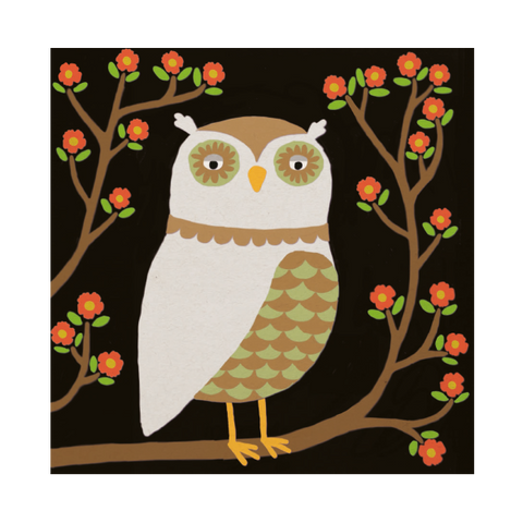 Owl Greeting Card. 