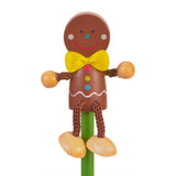 Gingerbread Man pencil close up 