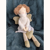Evie Wilberry Doll sitting full body on blanket 
