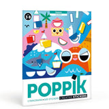Poppik Panoramic Poster & Stickers - Seasons, front of pack 