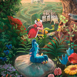 Alice in Wonderland - Thomas Kinkade Jigsaw Puzzle detail of Queen 