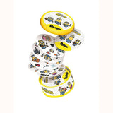 Dobble Minions, exploding tin showing cards