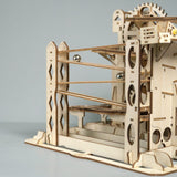 DIY Marble Run Marble Explorer, marbles descending