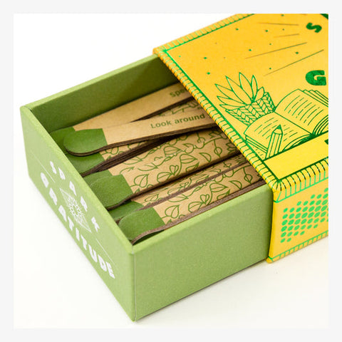 Spark Gratitude, open box showing matches inside