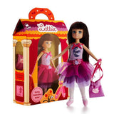 Spring Celebration Ballet Lottie Doll, doll next to boxed doll