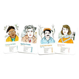 The Writers Game - Modern Authors, 4 sample cards 