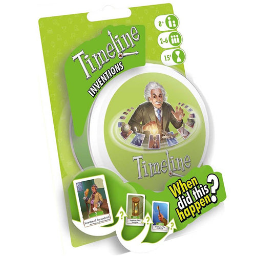Timeline - Inventions, front of pack, slight angle