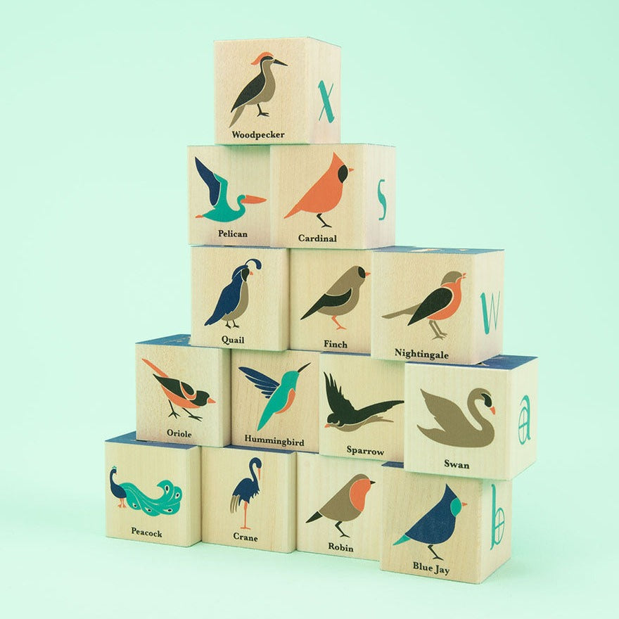Bird Blocks By Uncle Goose After Alice Gifts for Girls