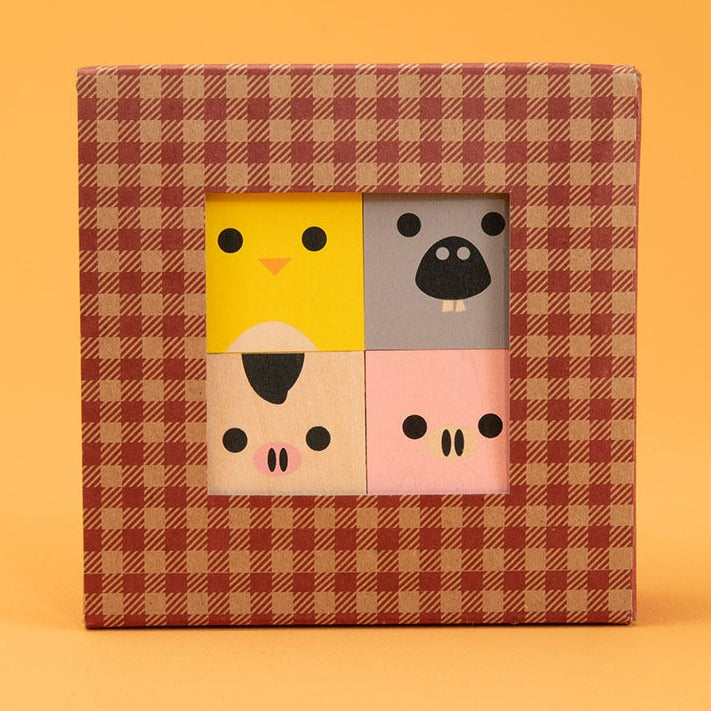 Cubelings Farm Blocks, boxed
