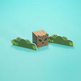 Cubelings Jungle Blocks, leopard with bushes