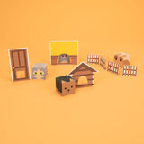 Cubelings Farm Blocks, play set and blocks , out of box