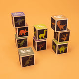Dinosaur Blocks, out of packaging, showing dino side