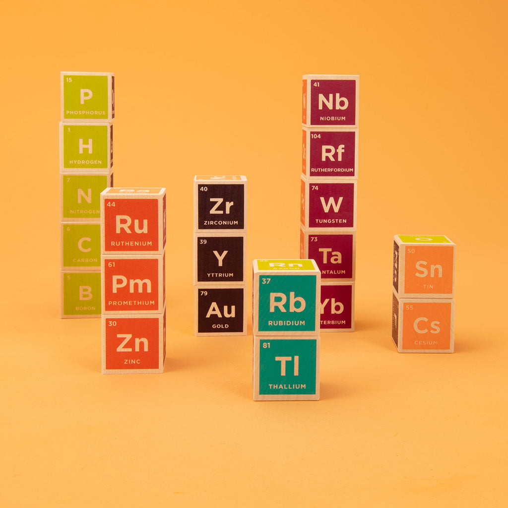 Periodic table baby blocks 2025