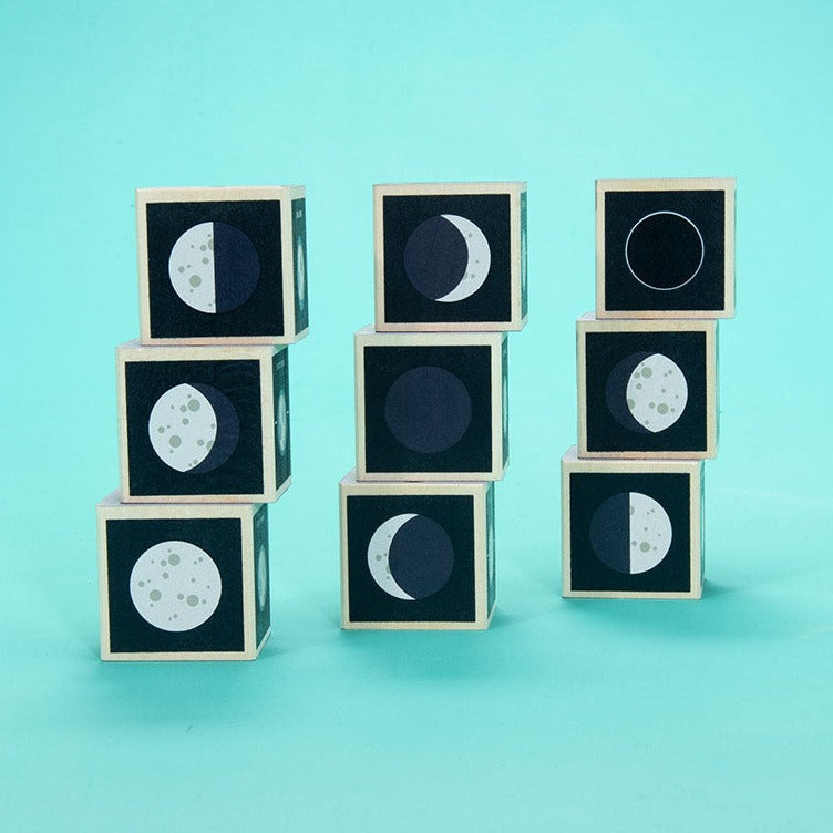 Moon Phase Blocks, 3 columns