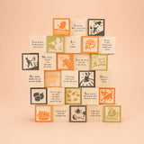 Nursery Rhyme 28 Blocks, relaxed wall of pictures and text