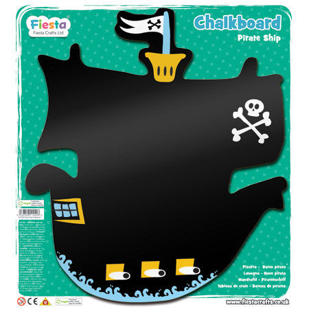 Pirate Ship Chalkboard in packaging